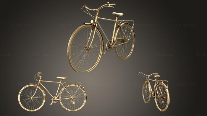 Автомобили и транспорт (Велосипед Corona 2012, CARS_0717) 3D модель для ЧПУ станка